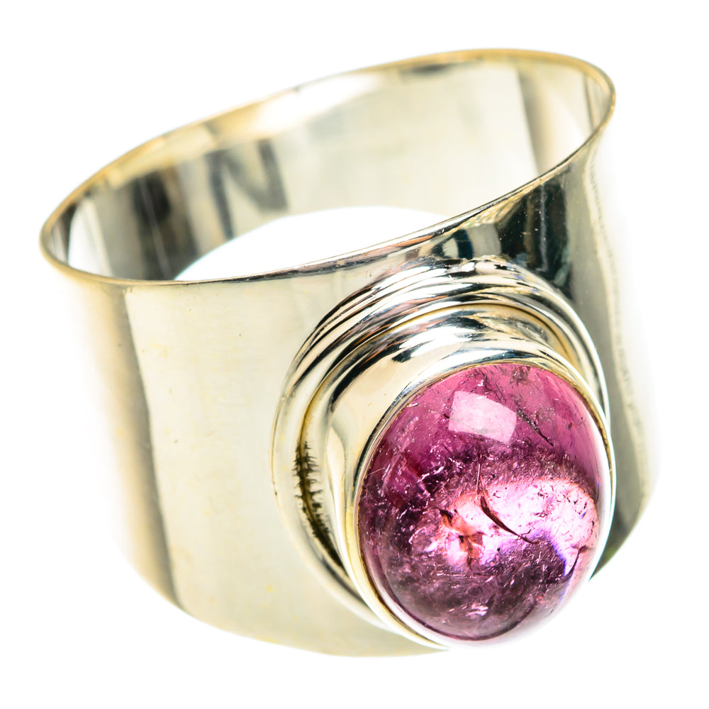 Pink Tourmaline Rings handcrafted by Ana Silver Co - RING75778