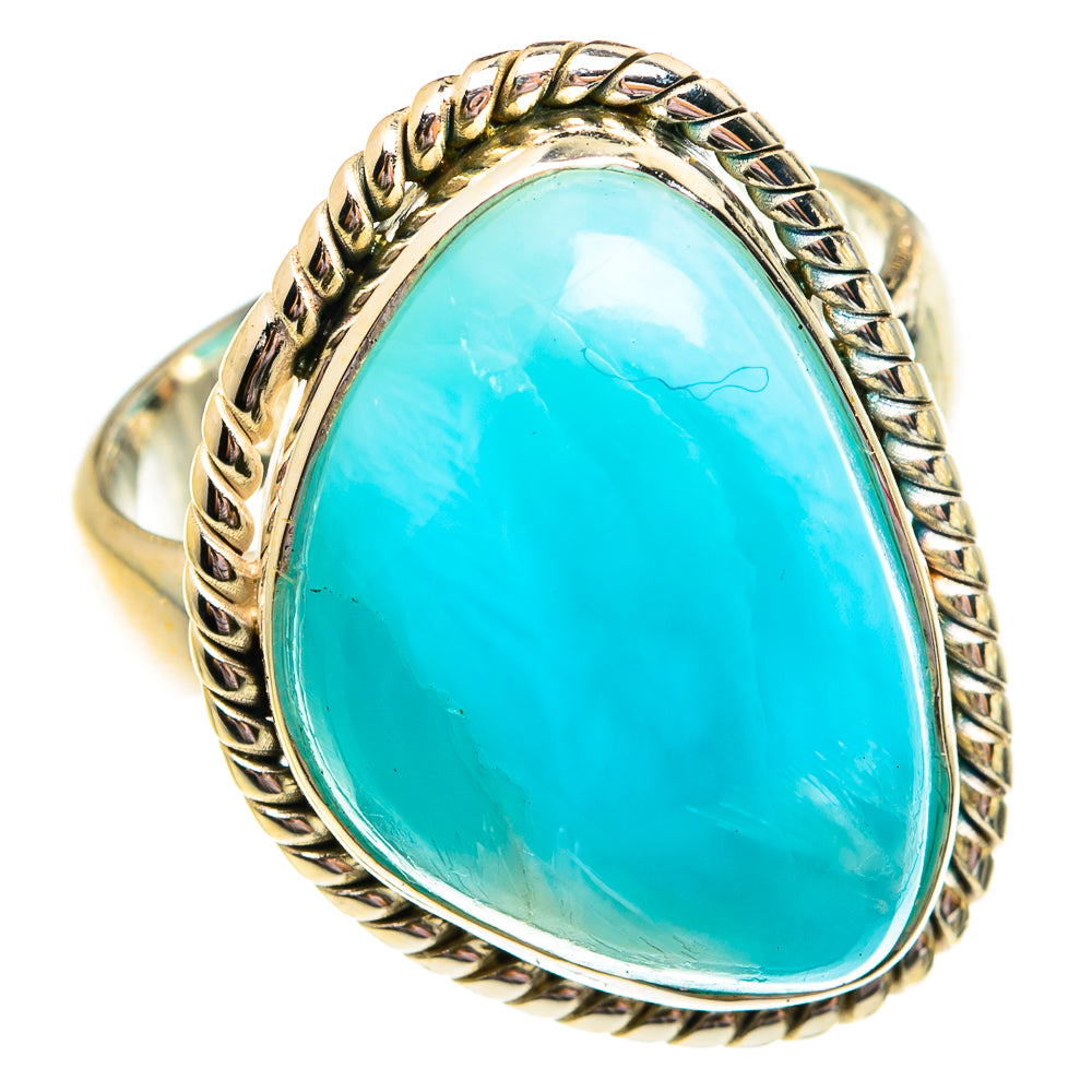 Larimar Rings handcrafted by Ana Silver Co - RING75798