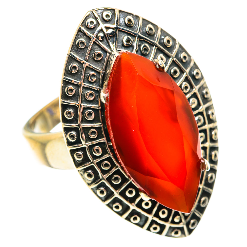 Red Onyx Rings handcrafted by Ana Silver Co - RING75836