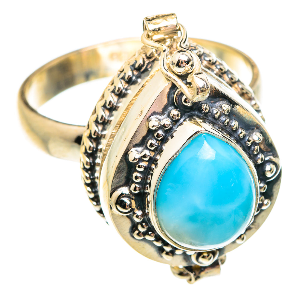 Larimar Rings handcrafted by Ana Silver Co - RING75863