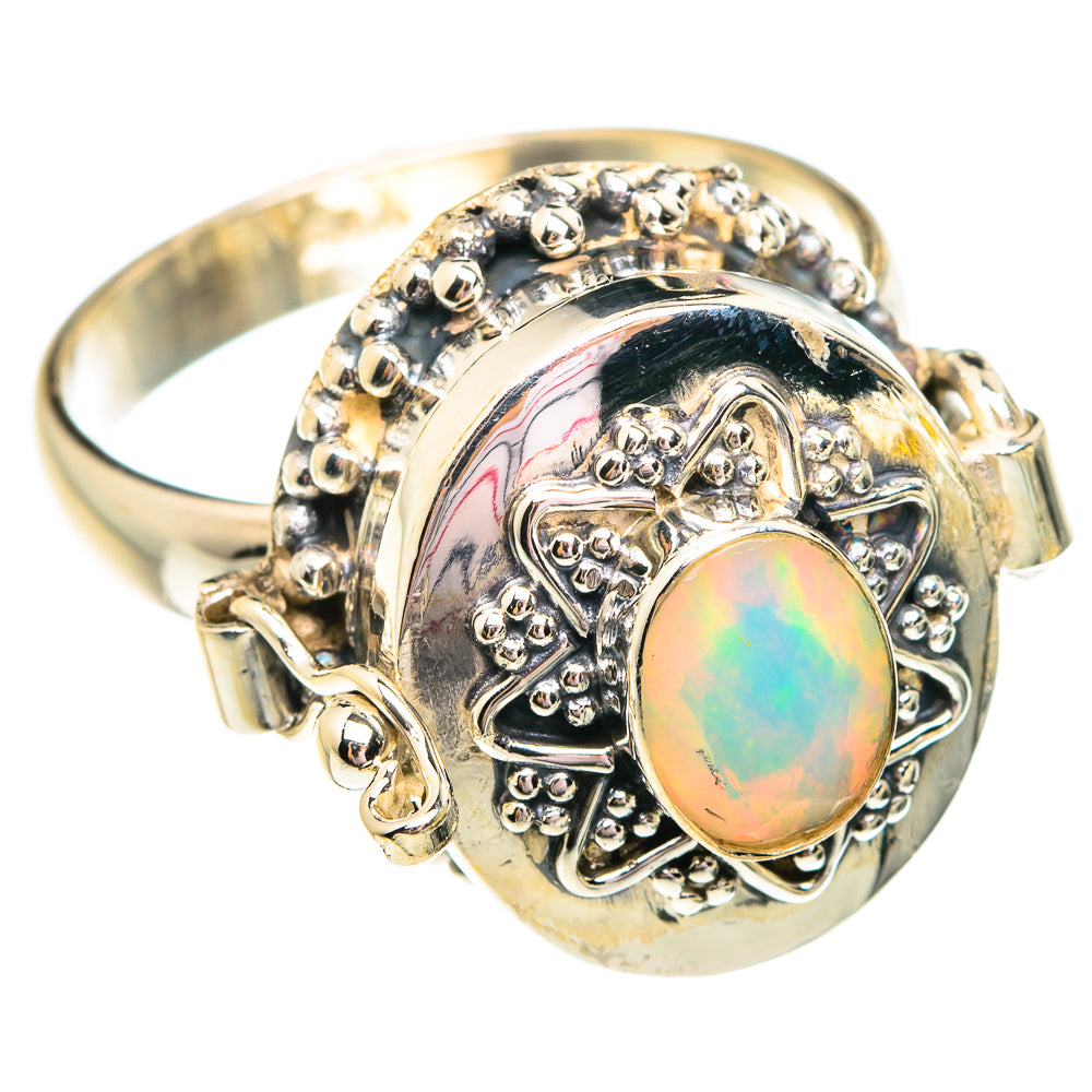 Ethiopian Opal Rings handcrafted by Ana Silver Co - RING75892
