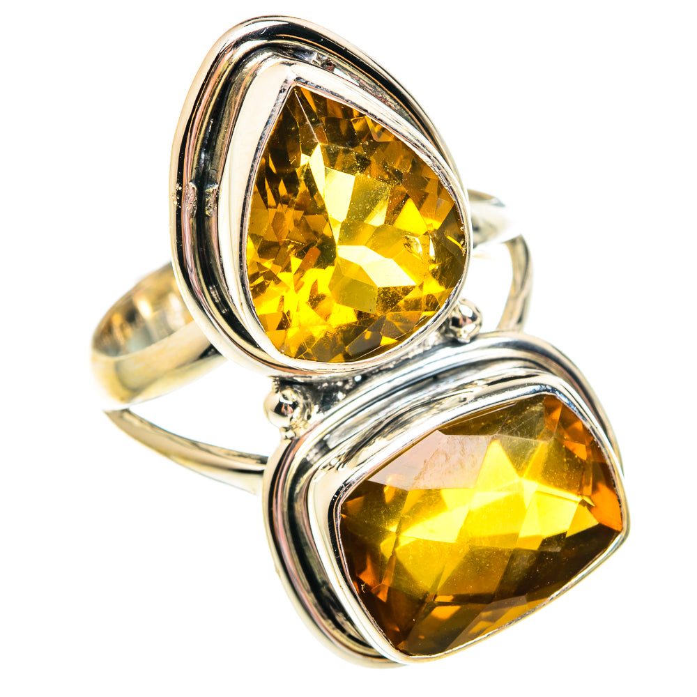 Mandarin Citrine Rings handcrafted by Ana Silver Co - RING75910