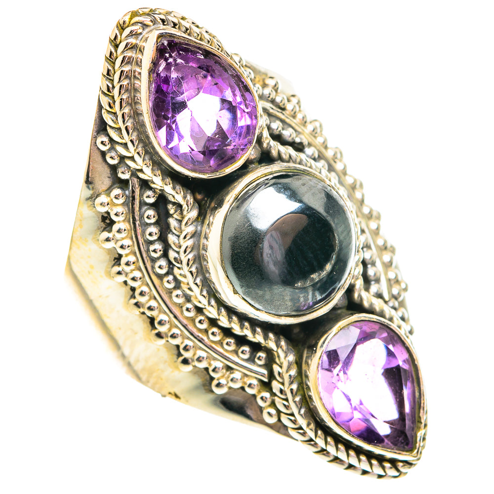 Hematite Rings handcrafted by Ana Silver Co - RING75918