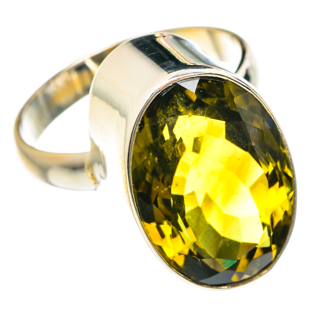 Lemon Quartz Rings handcrafted by Ana Silver Co - RING75930