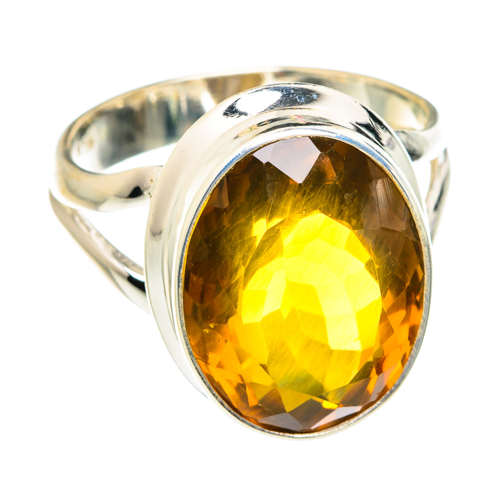 Mandarin Citrine Rings handcrafted by Ana Silver Co - RING75931