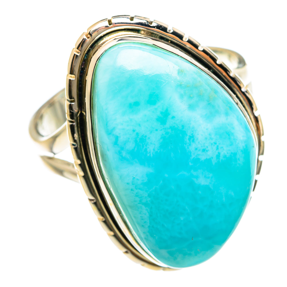 Larimar Rings handcrafted by Ana Silver Co - RING75975