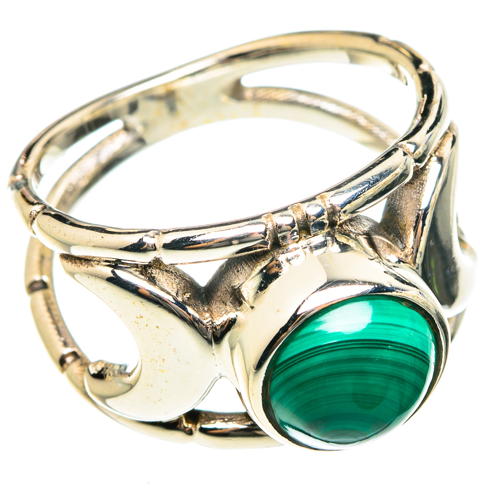 Malachite Rings handcrafted by Ana Silver Co - RING76005