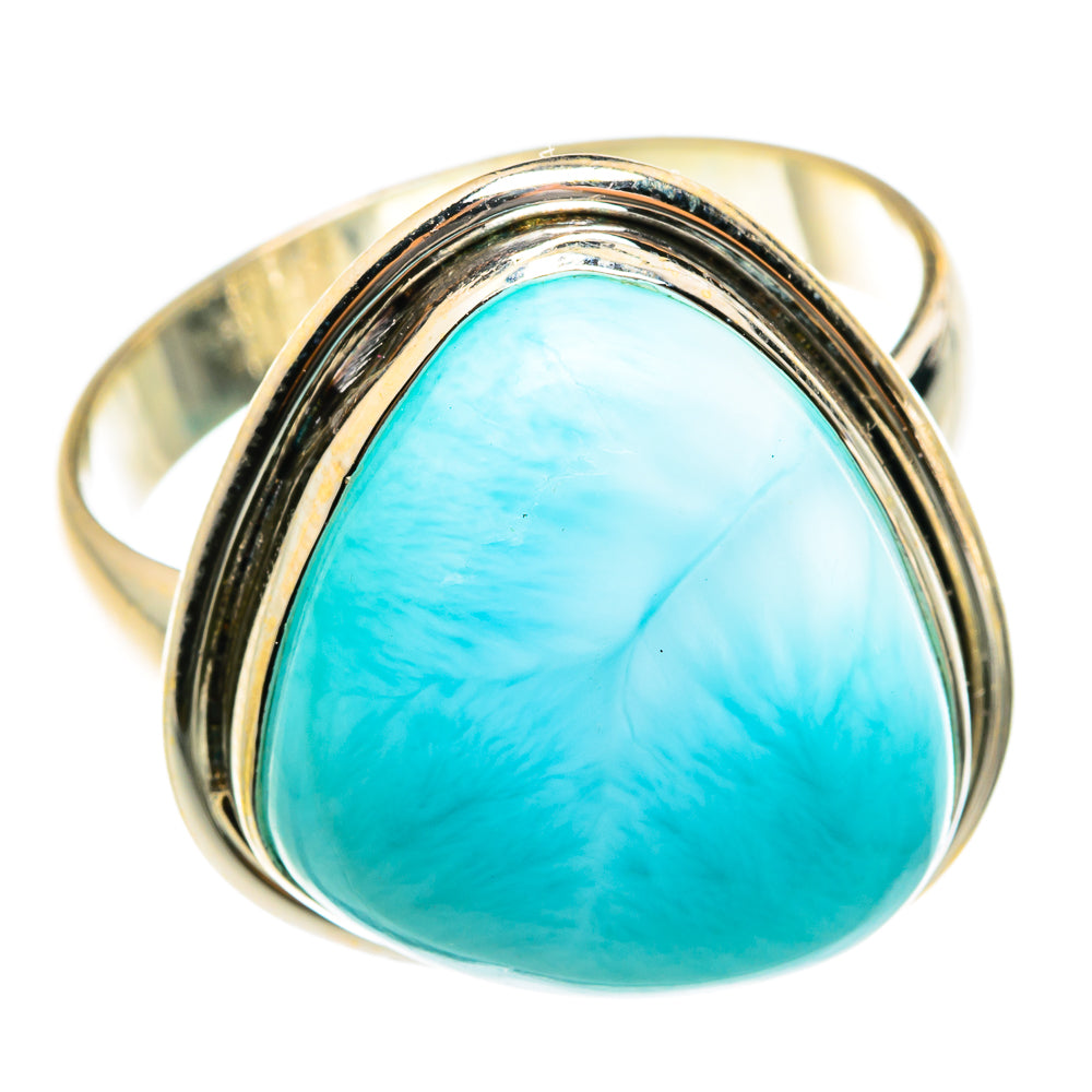 Larimar Rings handcrafted by Ana Silver Co - RING76112