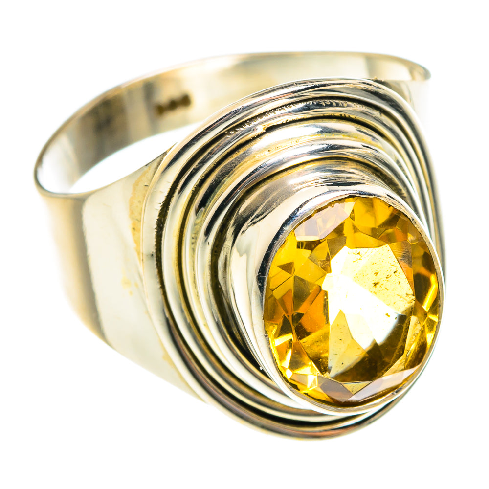 Citrine Rings handcrafted by Ana Silver Co - RING76119