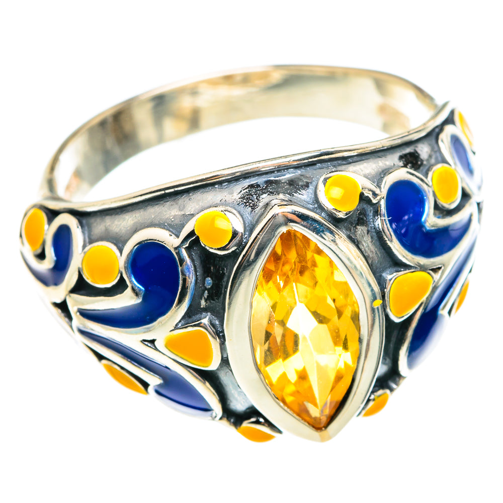 Citrine Rings handcrafted by Ana Silver Co - RING76132