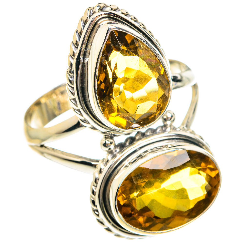Citrine Rings handcrafted by Ana Silver Co - RING76175