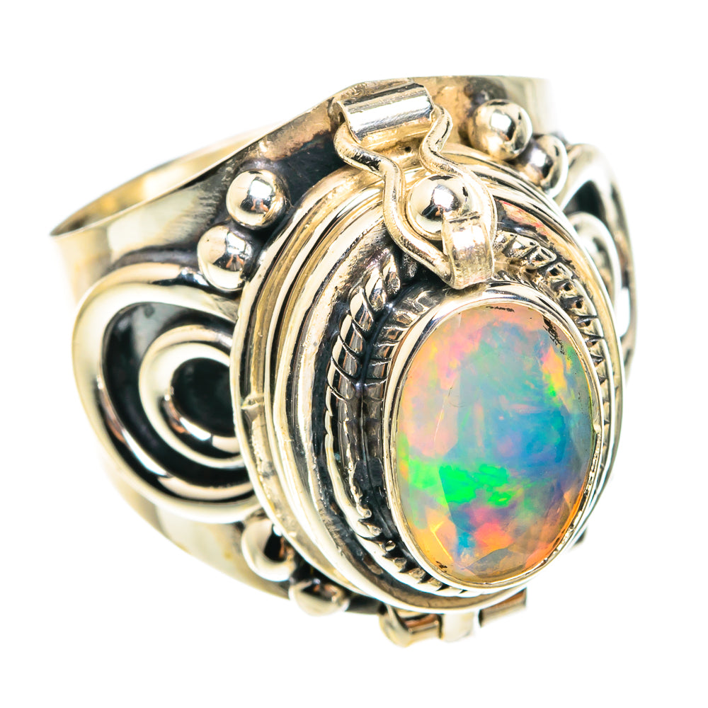 Ethiopian Opal Rings handcrafted by Ana Silver Co - RING76189