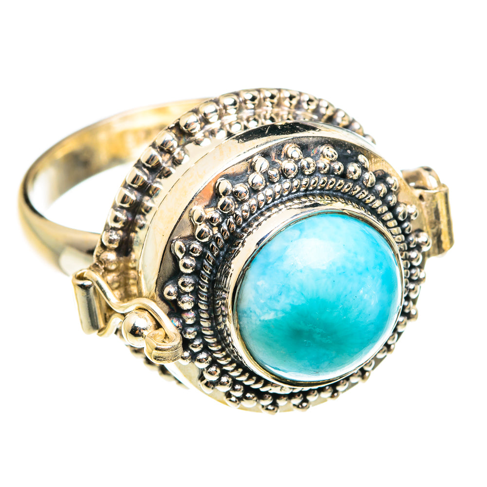 Larimar Rings handcrafted by Ana Silver Co - RING76194