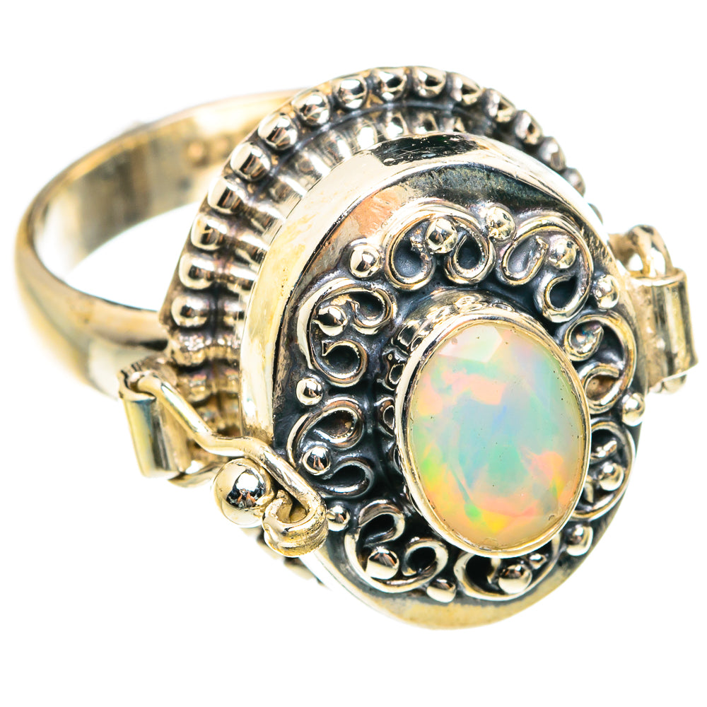 Ethiopian Opal Rings handcrafted by Ana Silver Co - RING76221
