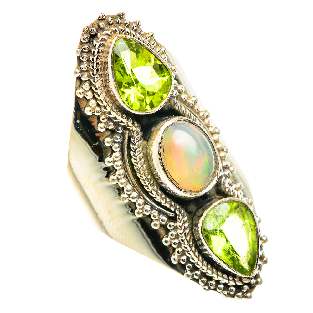 Ethiopian Opal Rings handcrafted by Ana Silver Co - RING76260