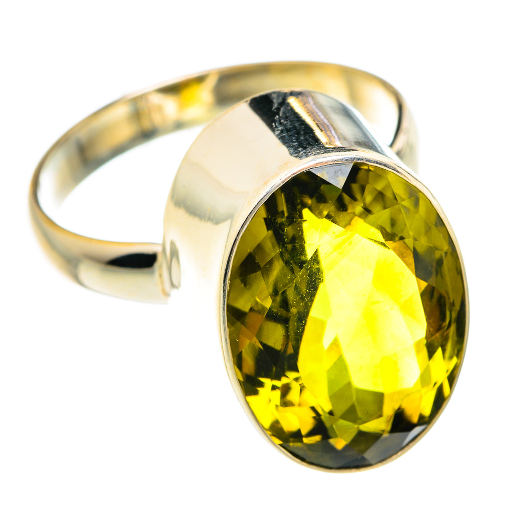 Olive Quartz Rings handcrafted by Ana Silver Co - RING76295