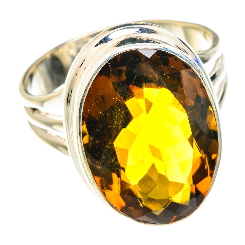Mandarin Citrine Rings handcrafted by Ana Silver Co - RING76335