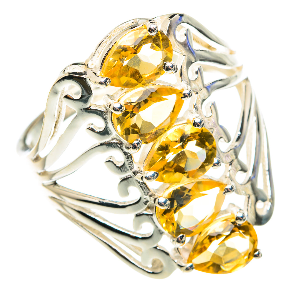 Citrine Rings handcrafted by Ana Silver Co - RING76337