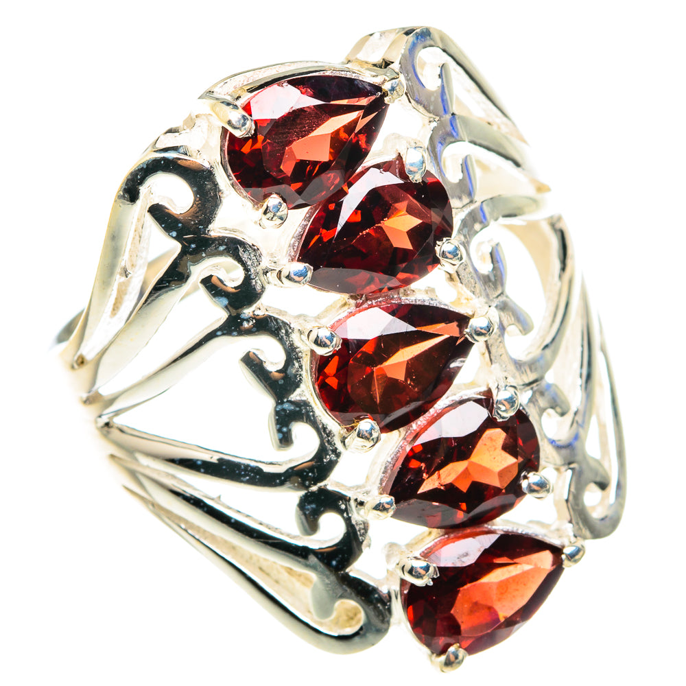 Garnet Rings handcrafted by Ana Silver Co - RING76342