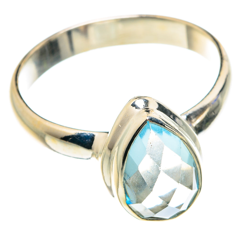 Blue Topaz Rings handcrafted by Ana Silver Co - RING76366