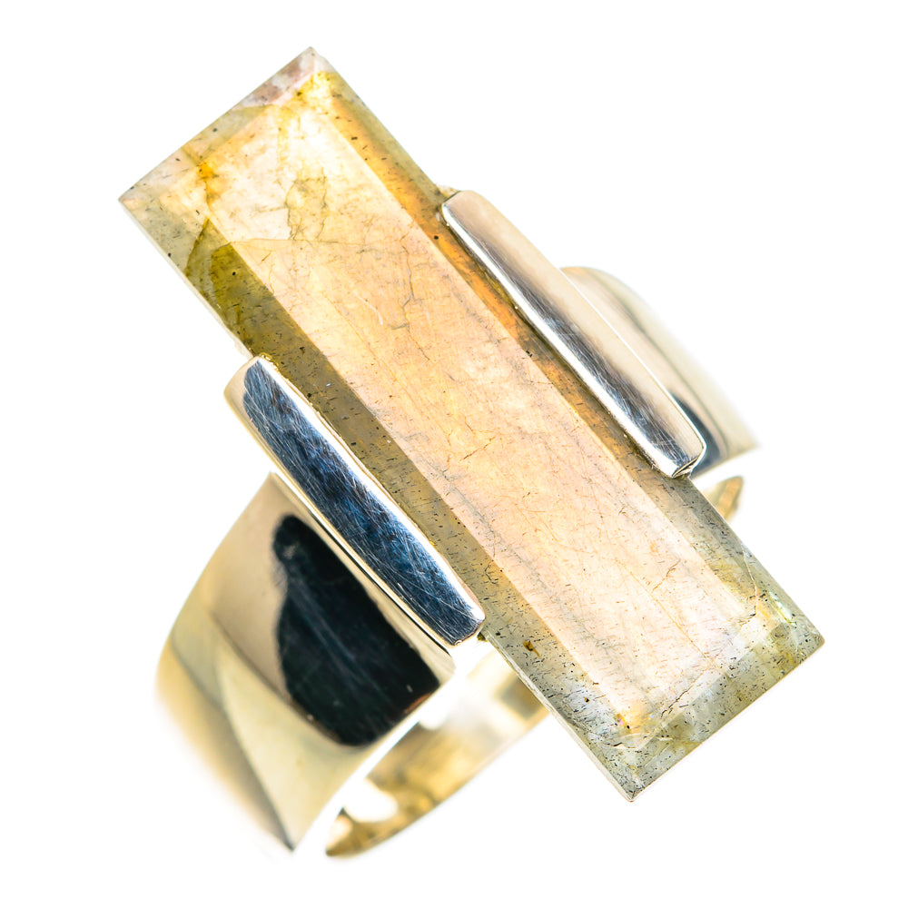Labradorite Rings handcrafted by Ana Silver Co - RING76431