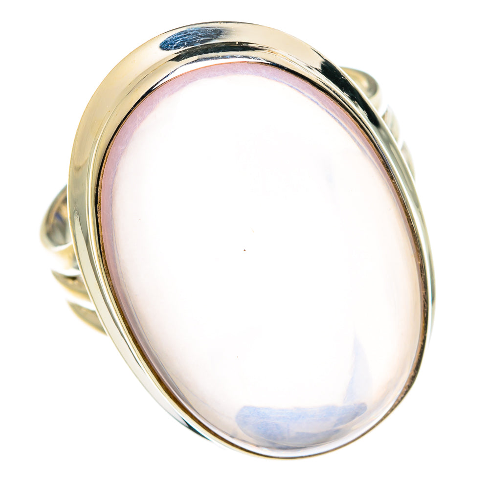 Rose Quartz Rings handcrafted by Ana Silver Co - RING76435