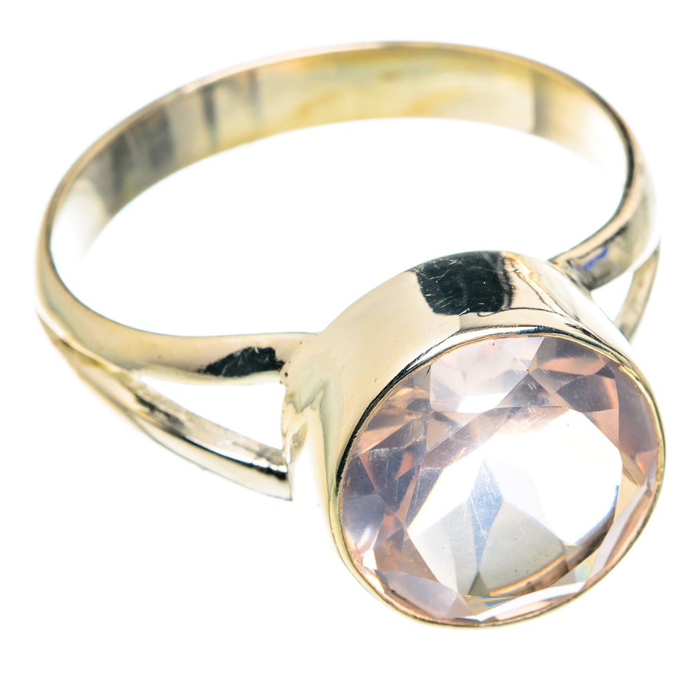 Rose Quartz Rings handcrafted by Ana Silver Co - RING76467
