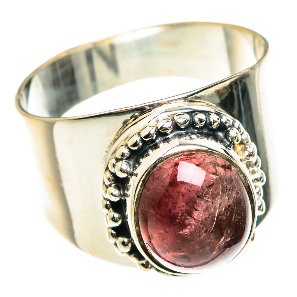 Pink Tourmaline Rings handcrafted by Ana Silver Co - RING76526
