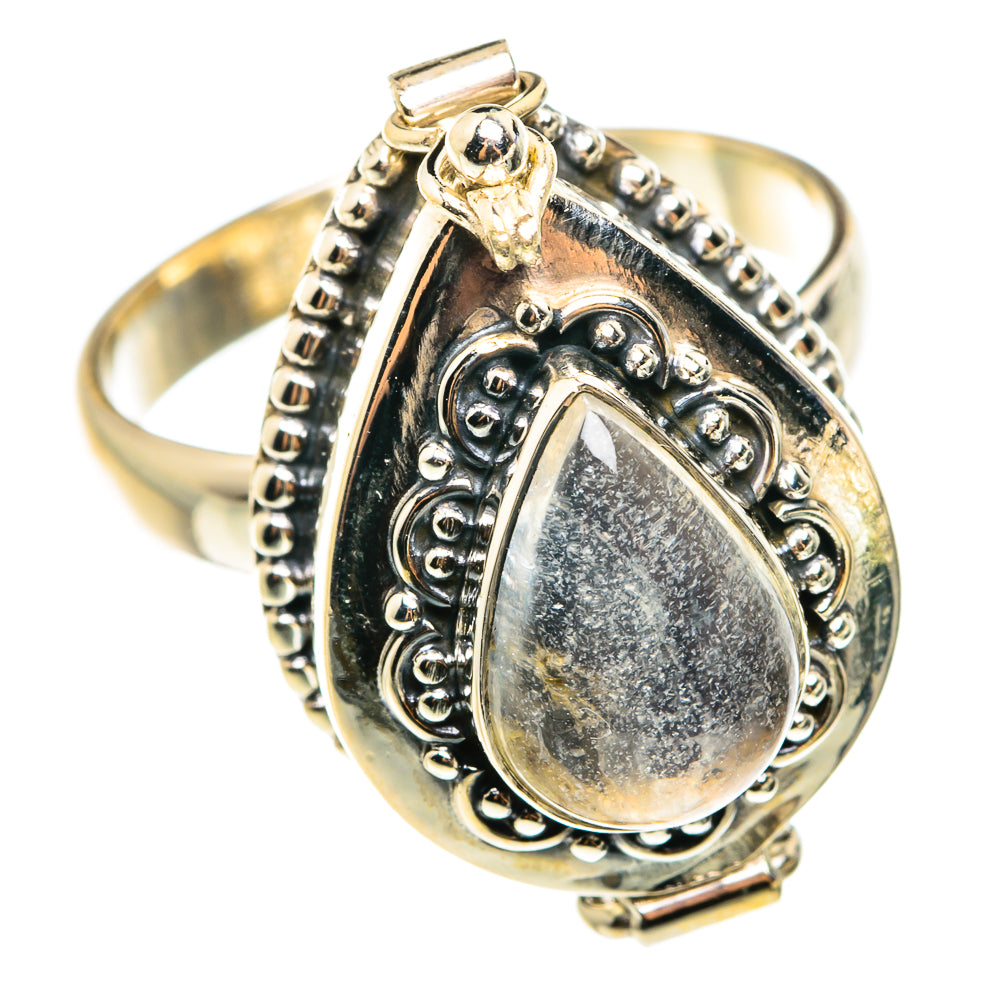 Rainbow Moonstone Rings handcrafted by Ana Silver Co - RING76578