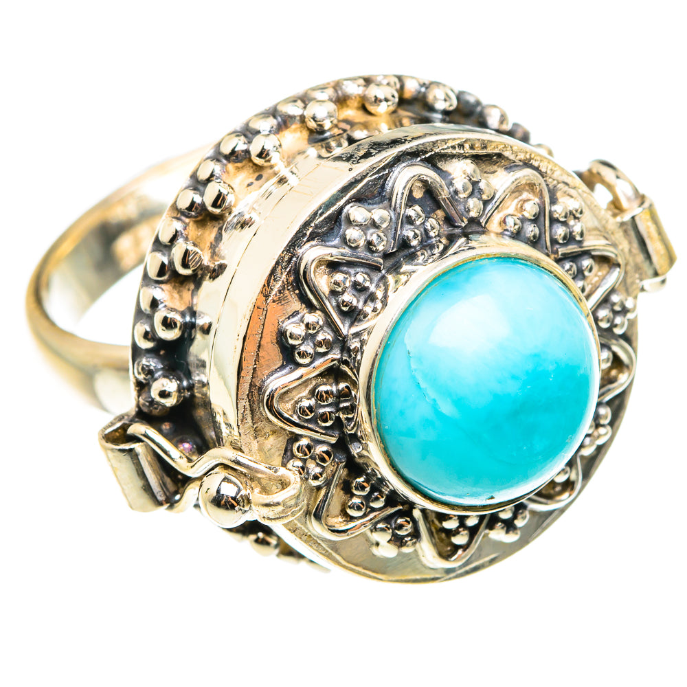 Larimar Rings handcrafted by Ana Silver Co - RING76589