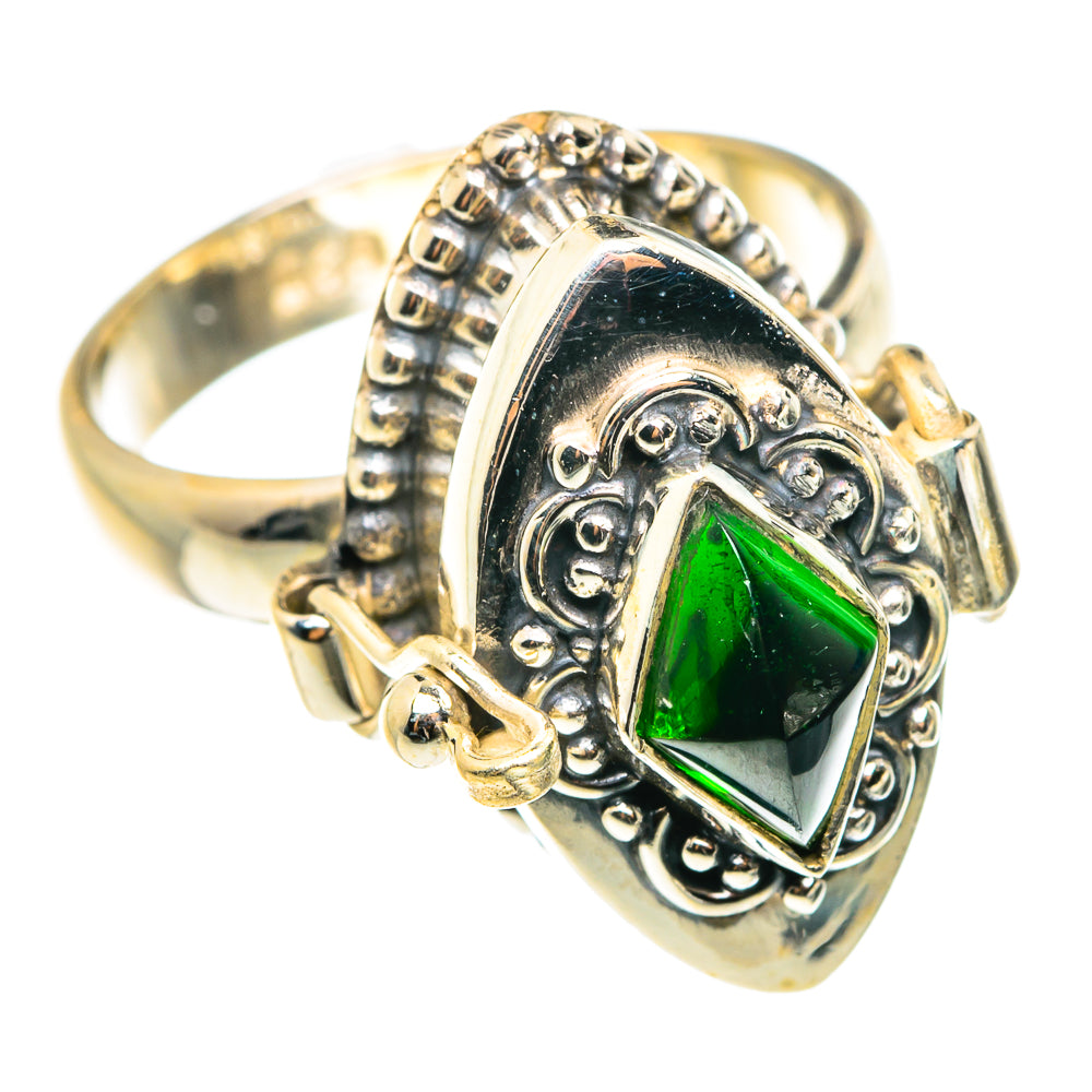 Chrome Diopside Rings handcrafted by Ana Silver Co - RING76596