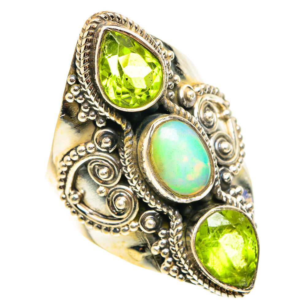 Ethiopian Opal Rings handcrafted by Ana Silver Co - RING76646