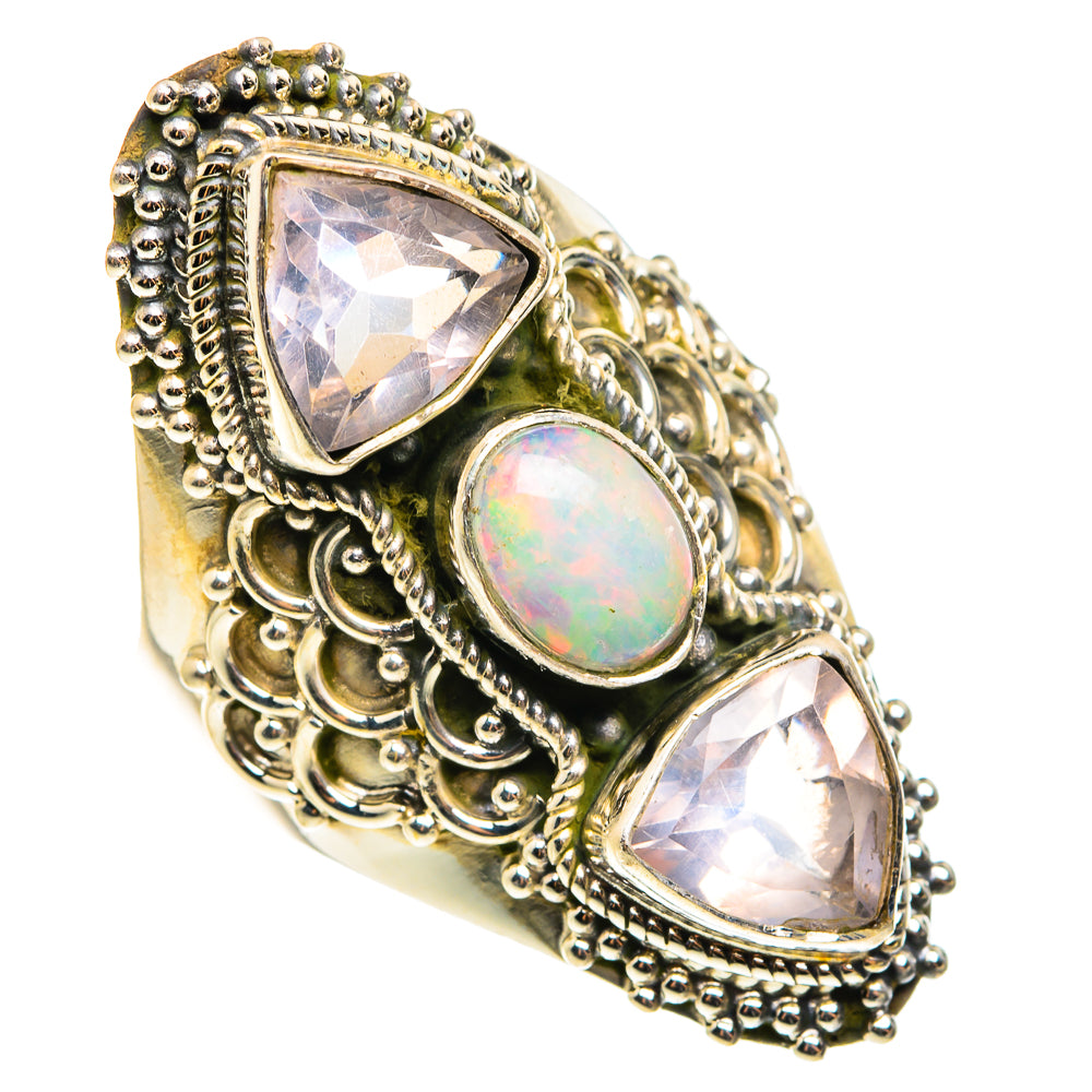 Ethiopian Opal Rings handcrafted by Ana Silver Co - RING76669