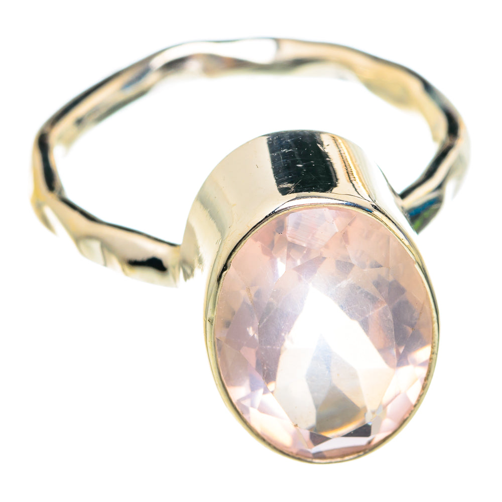 Rose Quartz Rings handcrafted by Ana Silver Co - RING76682