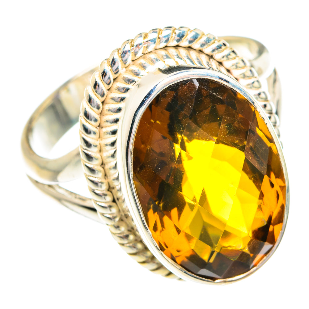 Mandarin Citrine Rings handcrafted by Ana Silver Co - RING76787