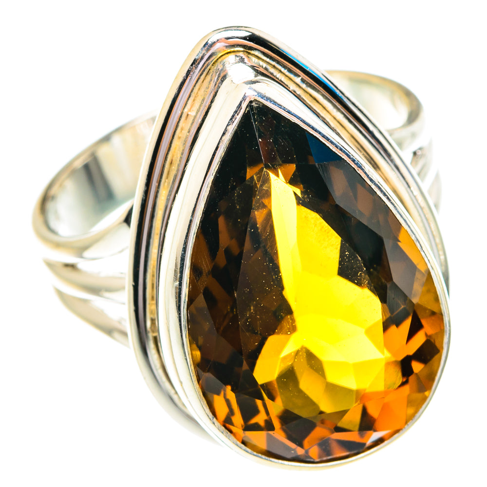 Mandarin Citrine Rings handcrafted by Ana Silver Co - RING76811