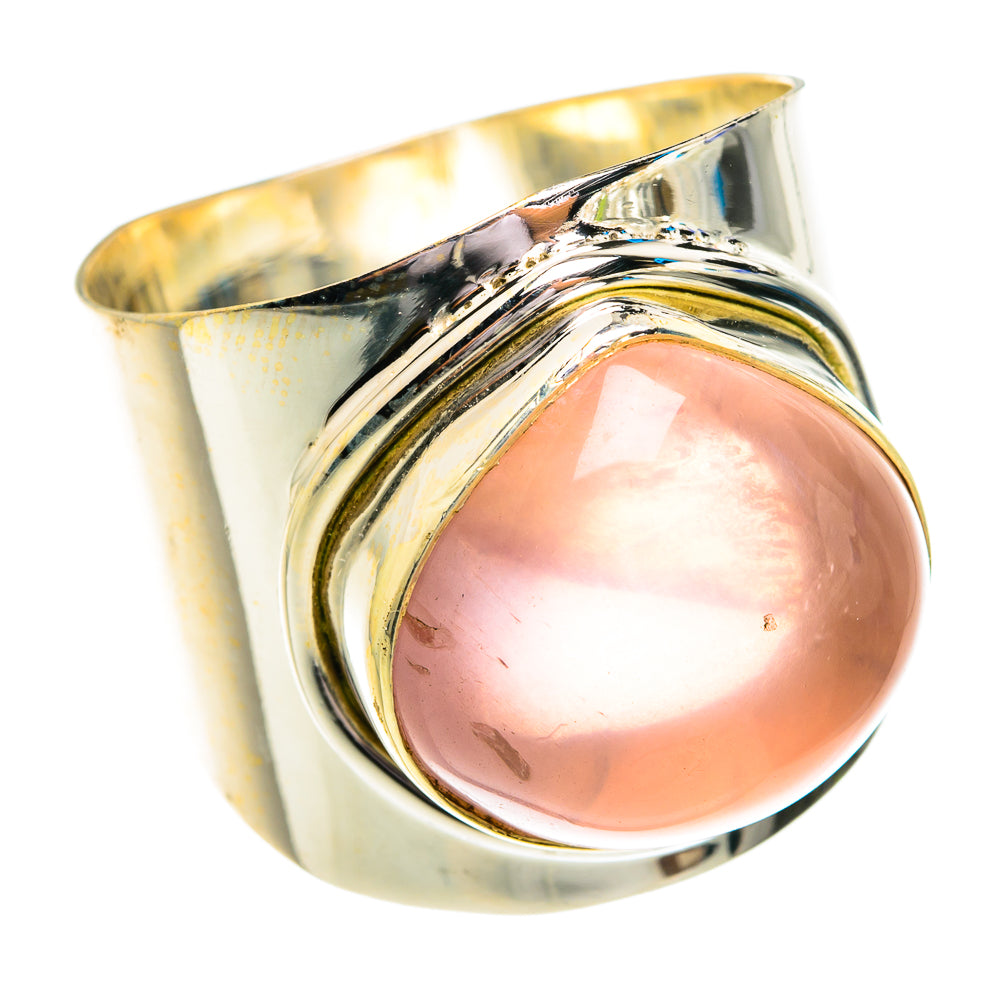 Rose Quartz Rings handcrafted by Ana Silver Co - RING76941