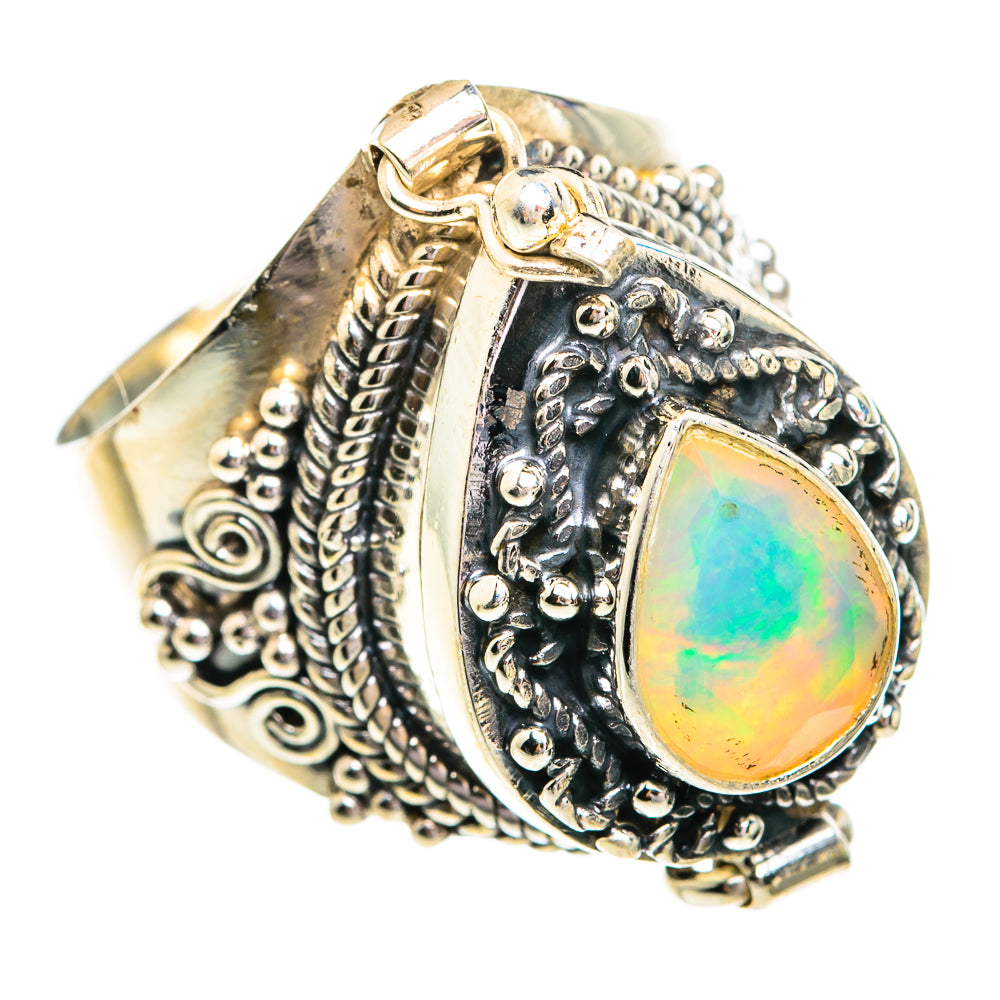 Ethiopian Opal Rings handcrafted by Ana Silver Co - RING77017