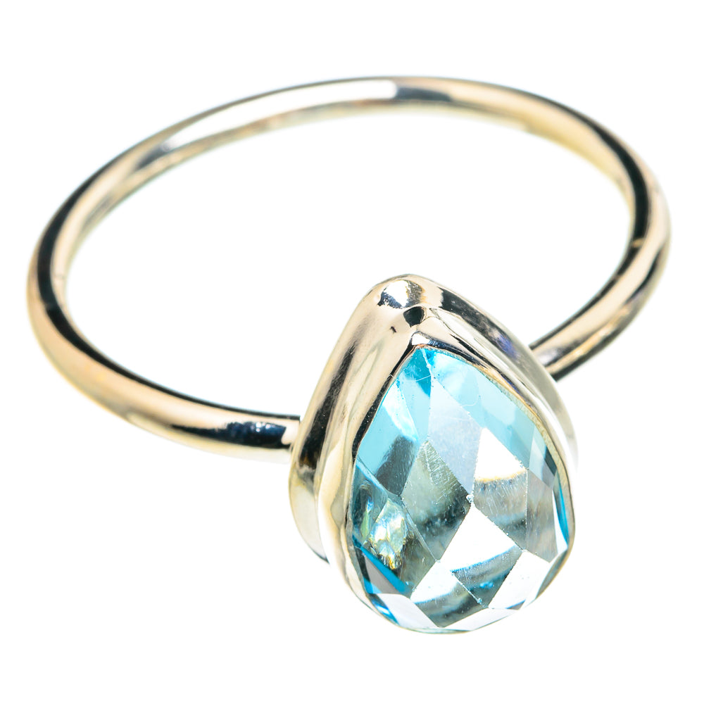 Blue Topaz Rings handcrafted by Ana Silver Co - RING77117