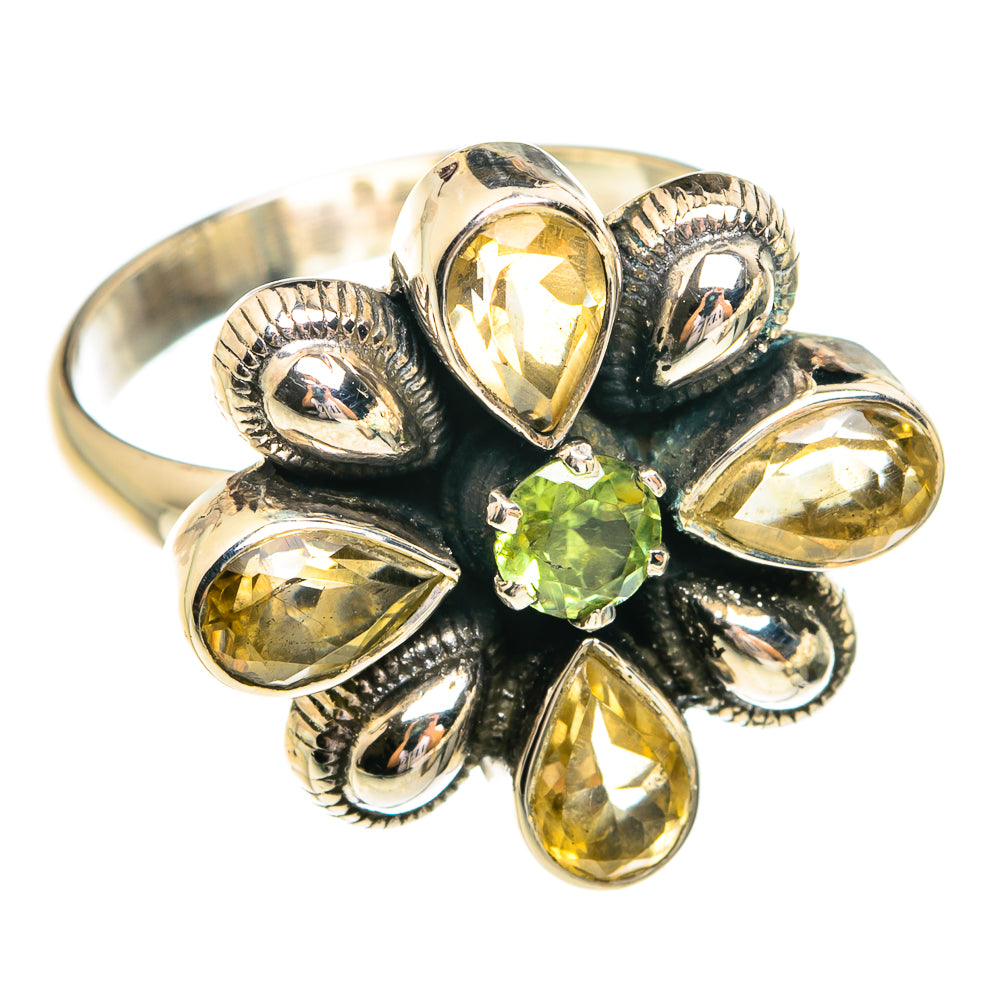 Mandarin Citrine Rings handcrafted by Ana Silver Co - RING77123