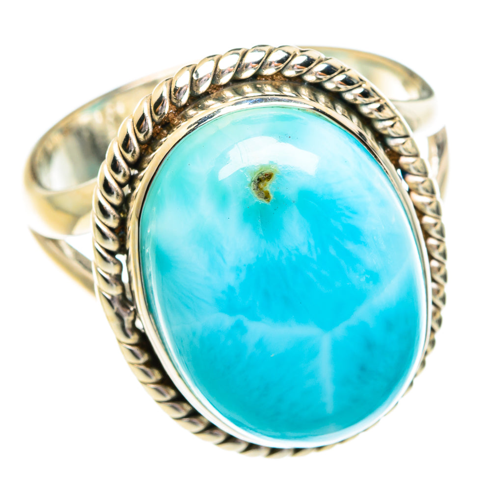 Larimar Rings handcrafted by Ana Silver Co - RING77146