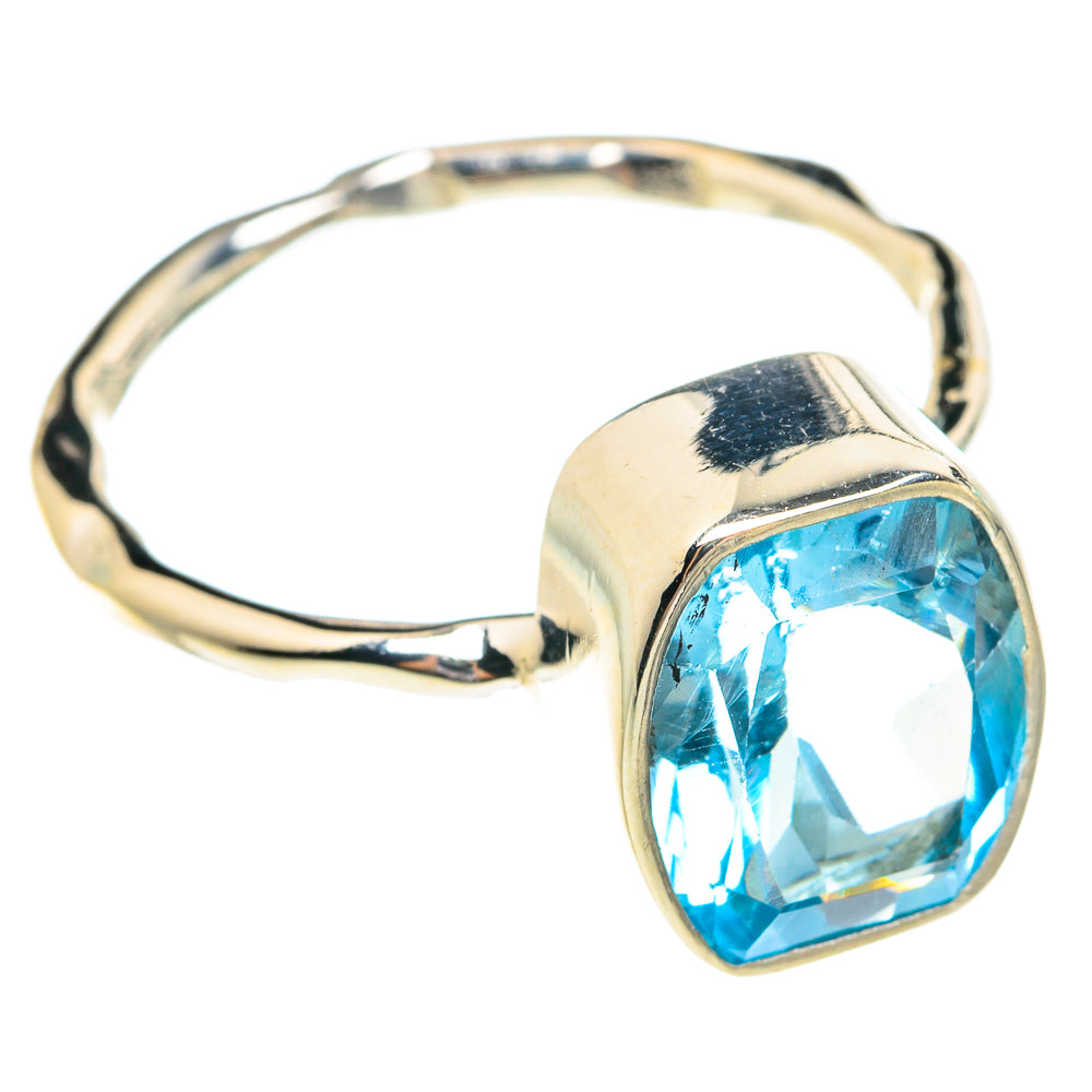 Blue Topaz Rings handcrafted by Ana Silver Co - RING77195