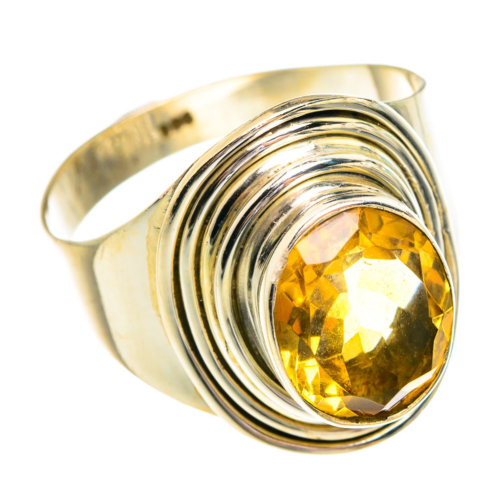 Mandarin Citrine Rings handcrafted by Ana Silver Co - RING77205