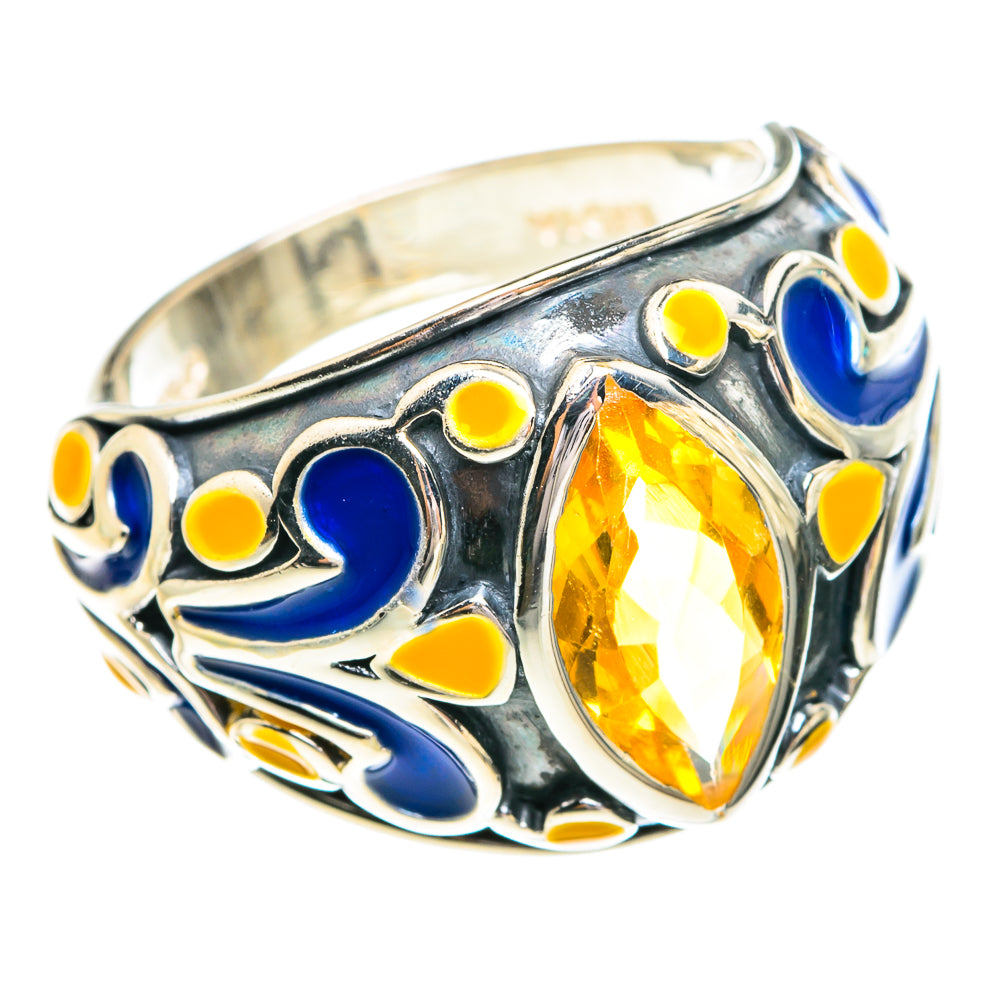 Citrine Rings handcrafted by Ana Silver Co - RING77219