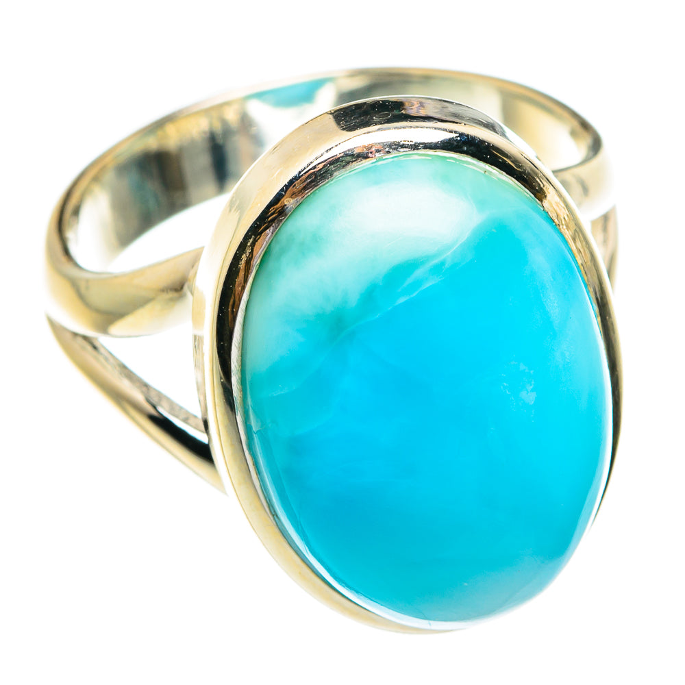 Larimar Rings handcrafted by Ana Silver Co - RING77226