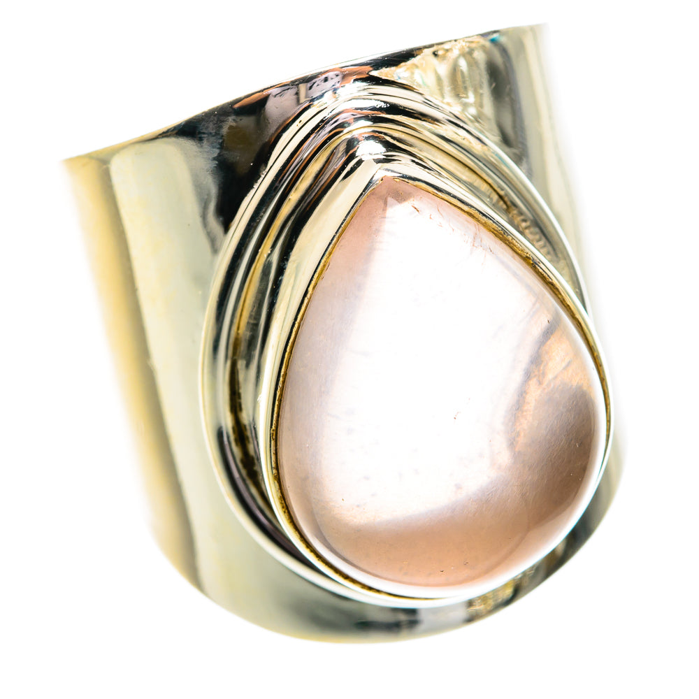Rose Quartz Rings handcrafted by Ana Silver Co - RING77303