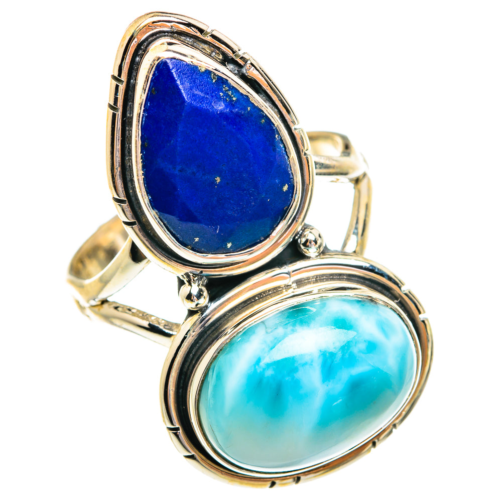 Larimar Rings handcrafted by Ana Silver Co - RING77332