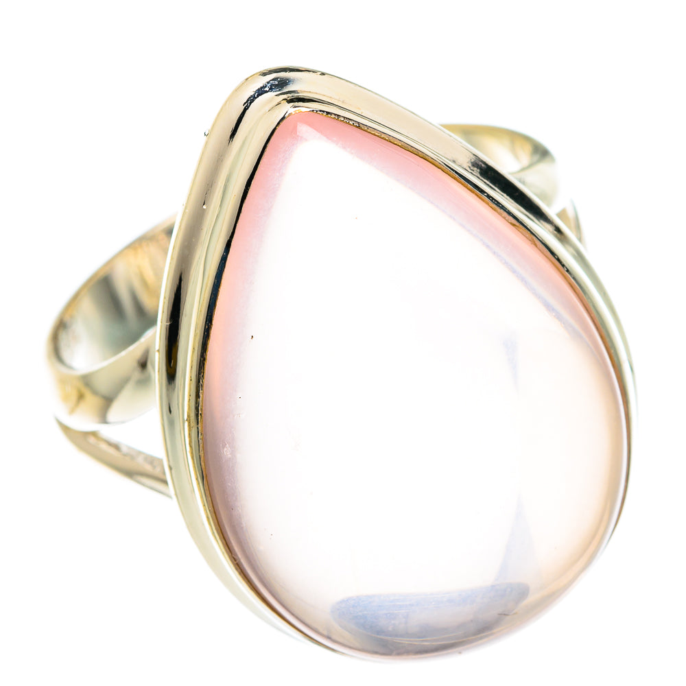 Rose Quartz Rings handcrafted by Ana Silver Co - RING77342
