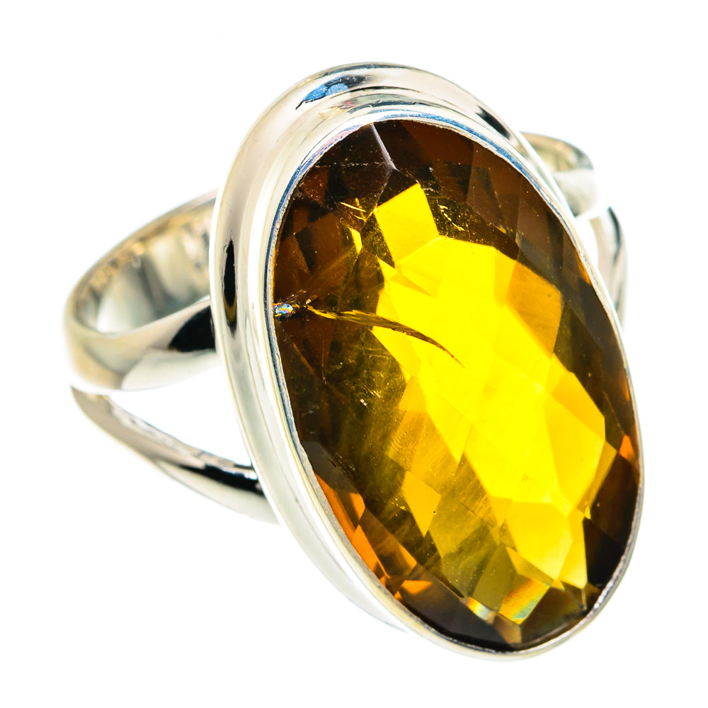 Mandarin Citrine Rings handcrafted by Ana Silver Co - RING77387