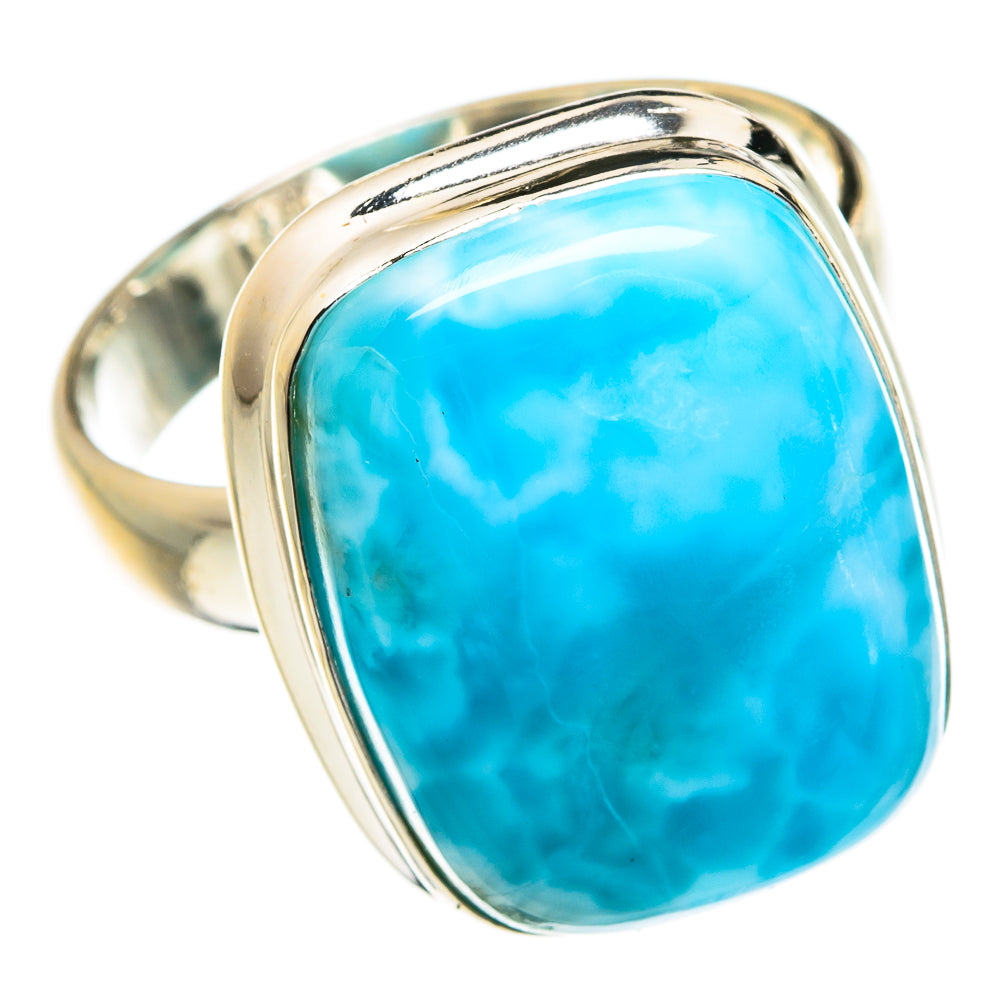 Larimar Rings handcrafted by Ana Silver Co - RING77449